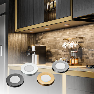 Lumières LED ultra-minces à disque échangeable couvercle magnétique en retrait / surfaces montées