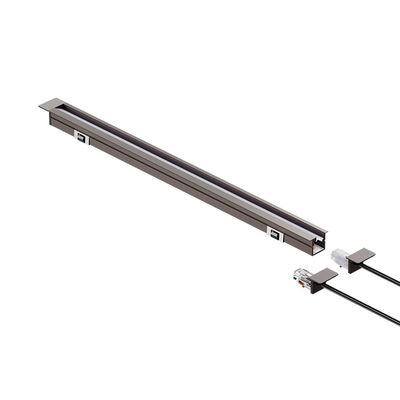 Décoration de bande LED en aluminium Profil lumineux intérieur Masque PC oblique A2Q06.Pro