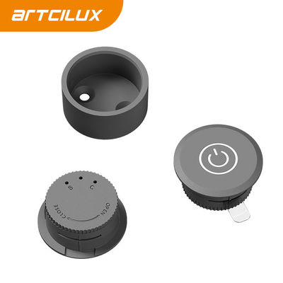 Commutateur de capteur sans fil rond petit 2,4 GHz Commutateur de capteur de contrôle tactile plus faible