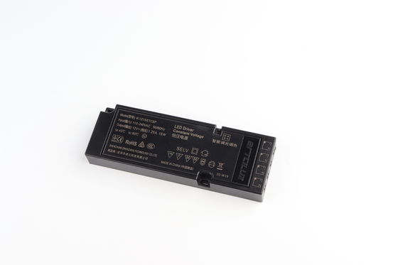 ETSC 15W-12V pilote LED à tension constante ultra-mince pour le chronométrage et le réglage CCT